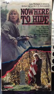 Nowhere to Hide (VHS) Rare 1987 thriller stars Amy Madigan-Michael Ironside - Picture 1 of 1