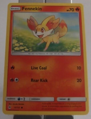 101PK015 - Fennekin - 15/131 - Forbidden Light - Common  - Image 1 of 2