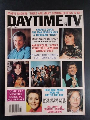 Daytime TV Vtg 1976 Soap Opera Hollywood Mar Wolfe McGuire Catlin Hays Douglas  - Image 1 of 4
