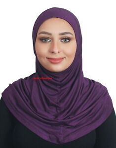 One piece Pure Cotton Standard   Al-Amira Hijabs 1 pc hijab scarf  