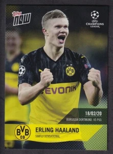 Topps Now Champions League 2019/20 # 34 Erling Haaland Sensational Dortmund RC - Picture 1 of 2