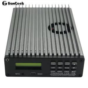 CZE-15B 15W Adjustable Stereo FM Transmitter Wireless Broadcast Radio Station - Picture 1 of 7