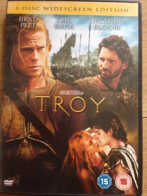 Troy DVD (2004) Brad Pitt Eric Nana Orlando Bloom Widescreen - Image 1 of 2