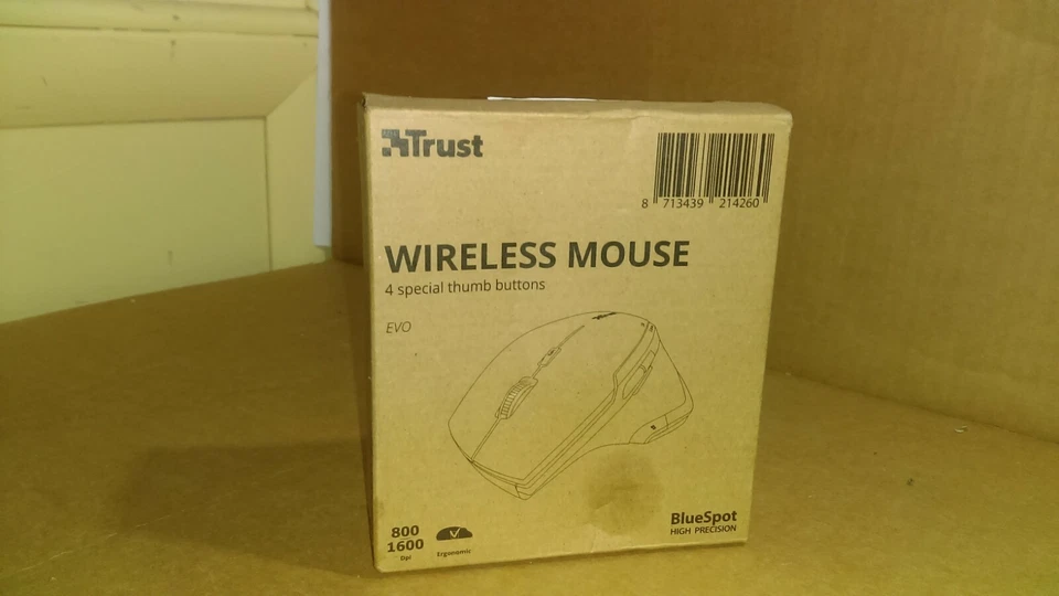 Ratón inalámbrico TRUST 4 botones especiales para el pulgar (LB93) Foto 1 de 1