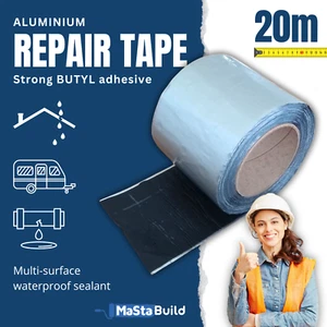 Dachleck Reparaturband FLASHBAND - Aluminium Butyl (kein Bitumen) 100 mm x 20 m - Bild 1 von 12
