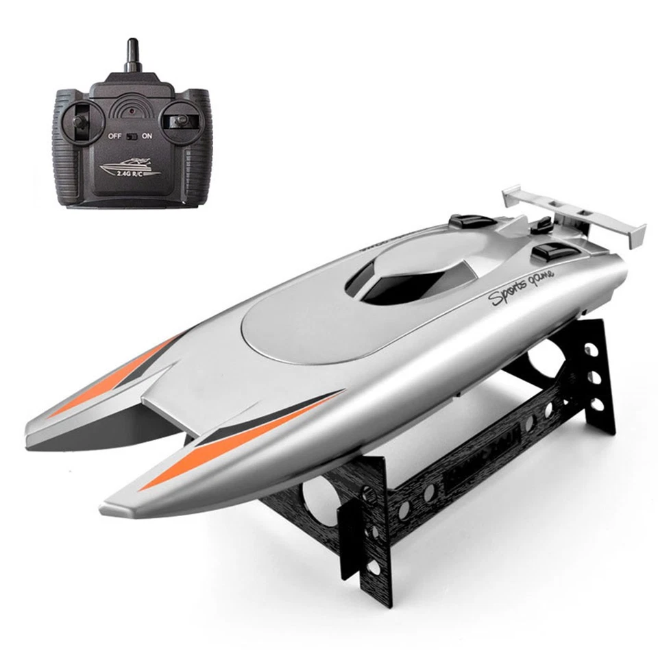 2.4GHz Control Remoto Alta Velocidad Eléctrico RC Carreras Doble Motor Barco Foto 1 de 4