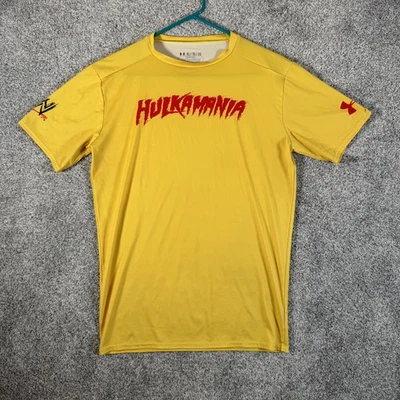 Camisa de compresión Under Armour Hulkamania para hombre extra grande amarilla WWE Foto 1 de 4