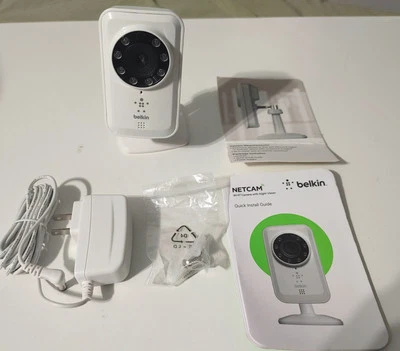 Belkin NetCam Wi-Fi Camera With Night Vision (Model #F7D7601v1) /Open Box - Image 1 of 4
