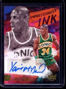 2018-19 Panini Court Kings #II-XMD Xavier McDaniel tinta impresionista automática/149 - Imagen 1 de 2