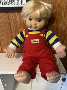 My Buddy 1986 Vintage Playskool Boy Doll Blue Eyes And Blonde Hair lazy eyes - Picture 1 of 2