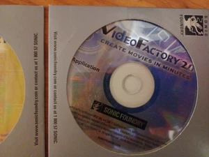 Sonic Foundry Video Factory 2.0 Make Movies in Minutes Program and content discs - Afbeelding 1 van 3