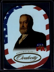 2023 Pieces of the Past Historical Premium Ovalocity Benjamin Harrison #348 - Bild 1 von 2