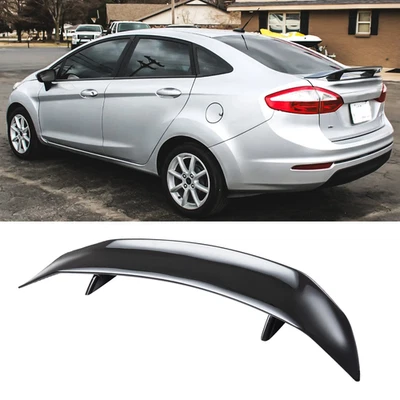 For Ford Fiesta 00-19 Glossy Black 46" Car Rear Trunk Spoiler Lip Wing Racing Foto 1 de 4