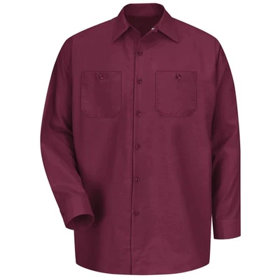 Red Kap Men's Long Sleeve Industrial Work Shirt - Image 1 of 4