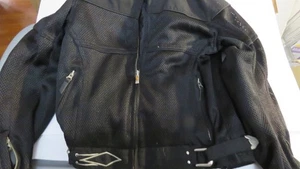 Power Trip Women's Protective Motorcycle Black Jacket Size Small - Bild 1 von 5