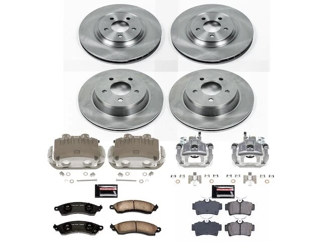 前后制动垫和转子套件适用于 94-98 福特野马 SVT 眼镜蛇 MF15J4 — 第 1/1 张图片