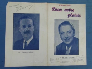  autographes DE L EQUIPE DE L EMISSION radio PELE MELE RTL RMC 30 AVRIL 1950  - Imagen 1 de 1