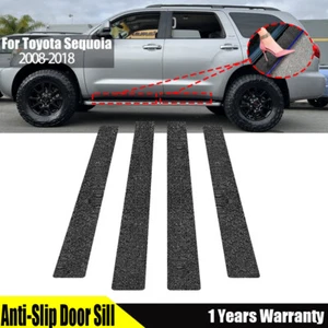 4pc Door Sill Scuff Plate Protector Kit For Toyota Sequoia 2008-2017 - Picture 1 of 4