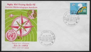 South Vietnam First Day Cover World Meteorological Day 1973 - Picture 1 of 1