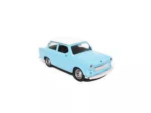 Welly 1/60 Trabant 601 Blue Voiture Miniature 1/64 - Imagen 1 de 4