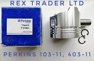 1 * Piston for Perkins 403-11, 103-11 Std 77mm Diameter Diesel Engine - Picture 1 of 2