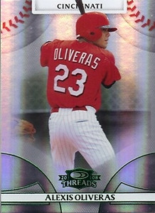 2008 Donruss Threads Century Proof Green Multi-Sport Card #77 Alexis Oliveras