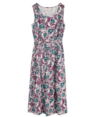 Seasalt Women's Sleeveless Crayon Cassis Belle Dress- Purple Mix (Imperfect) - Image 1 of 4