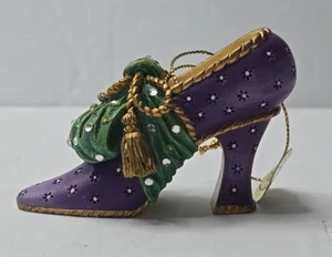 NWT Heirloom Ornaments By Ashton Drake "Glittering Soiree"-Stepping In Time Coll - Foto 1 di 9