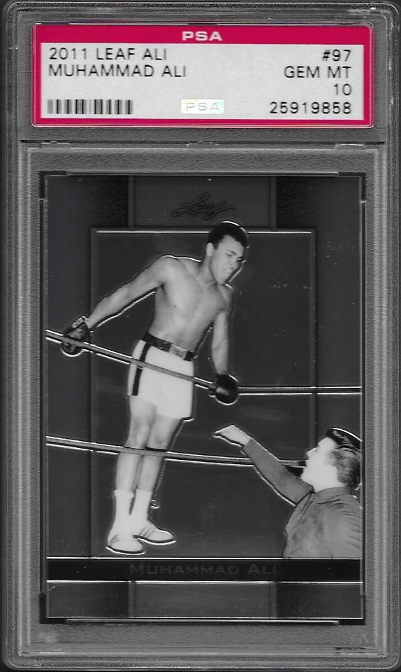 Muhammad Ali 2011 Leaf Metal #97 PSA 10-Population 1 of 1 - Image 1 of 1
