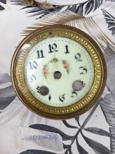 Ancien cadran de pendule de Paris avec lunette - Foto 1 di 4