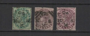 INDE ANGLAISE 1883 3 timbres oblitérés /T2333 - Picture 1 of 1