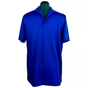 Polo Nike Golf Dri-Fit uomo media blu vestibilità standard taglia L poliestere - Foto 1 di 6