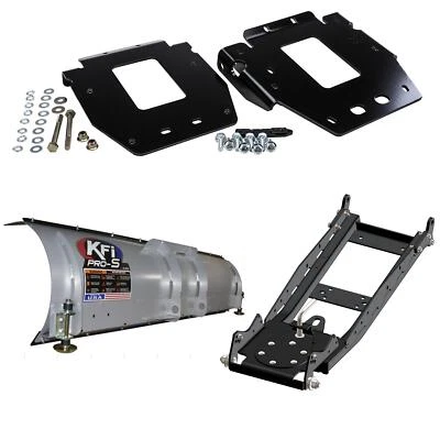 Kit de arado KFI Products para Polaris RZR S 1000 EPS 2016-2026 con hoja de acero de 72" Foto 1 de 3