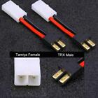 2Pcs Male Tamiya to Female Connector Adapter Cable for RC Lipo Battery ❤