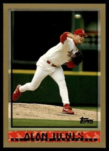 1998 Topps #387 Alan Benes - St. Louis Cardinals - Picture 1 of 2