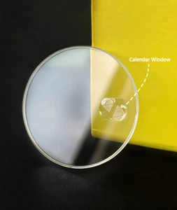 Watch Part Calendar Window at 3H Logo at 6H Sapphire Crystal for Rolex Datejust - Picture 1 of 3