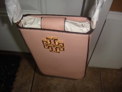 Bolsa tiracolo nova com etiqueta Tory BURCH Britten telefone couro US$ 278,00100% autêntica - Imagem 1 de 4
