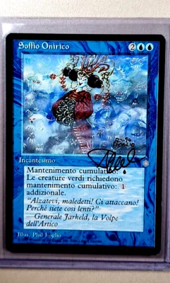 1995 Magic the Gathering Ice Age AP Artist Proof Soffio Onirico Breath of Dreams - Image 1 of 3