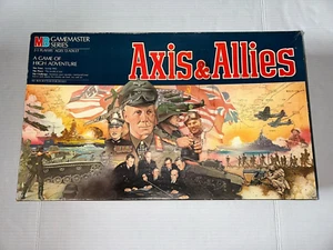 Vintage 1987 AXIS & ALLIES Board Game MB 100% COMPLETE EXCELLENT - Picture 1 of 7