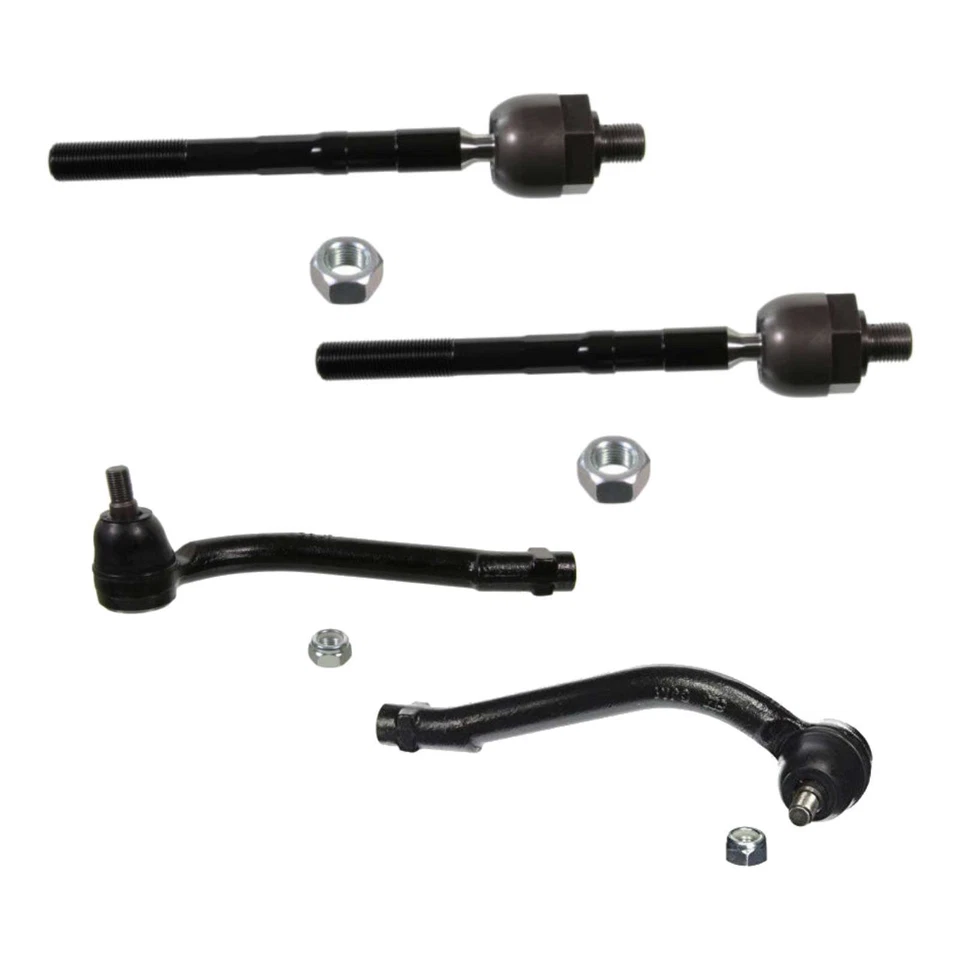 Conjunto de 2 extremidades externas e 2 internas de haste de amarração serve para Hyundai Veracruz 07-12 - Imagem 1 de 1