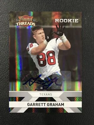 2010 Panini Threads #233 Garrett Graham Rookie Auto Silver /499 Houston Texans - Image 1 of 2