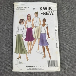 Kwik Sew 3108 Misses Skirts Sewing Pattern Sz XS, S, M-L, XL - Picture 1 of 5