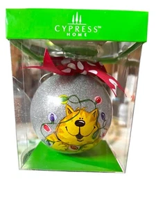 Ciprés Hogar Gatito Gato Navidad Bola Adorno Felino Navidad - Imagen 1 de 4