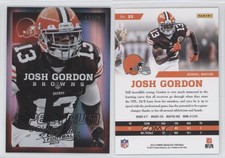 2013 Panini Absolute Spectrum Black /49 Josh Gordon #25