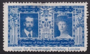 ANGLETERRE VIGNETTE Couronnement de George V Cinderella George V Coronation 1911 - Picture 1 of 2
