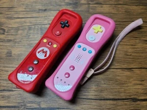 Nintendo Wii Super Mario & Peach Motion Plus Remote Controllers Tested - Picture 1 of 1