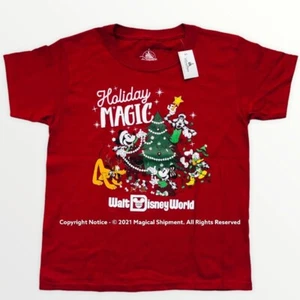 NWT!! Disney Parks Holiday Magic Walt Disney World - Youth XS - Picture 1 of 4
