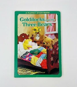 Vintage 1970 Godilocks and the Three Bears Puppet Book - Bild 1 von 12