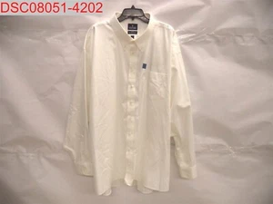 NWOT - Stafford Men's White Pinpoint Big Travel Dress Shirt, Size 22 (38-39) - Picture 1 of 6