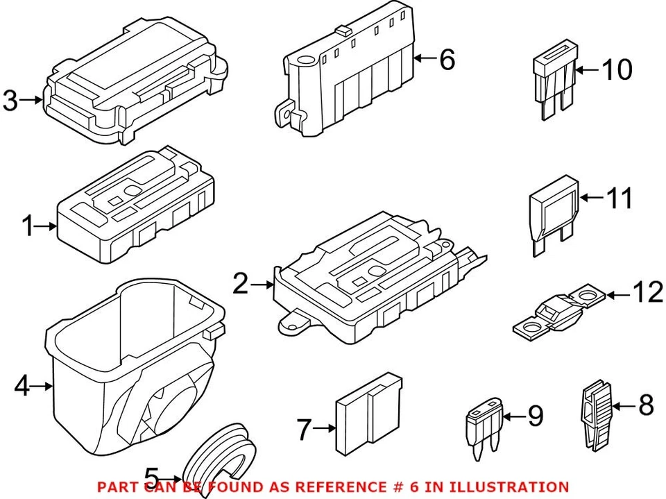 Bloque de conexiones original OEM para BMW 328i GT xDrive 330i GT xDrive 335i GT xDrive Foto 1 de 1